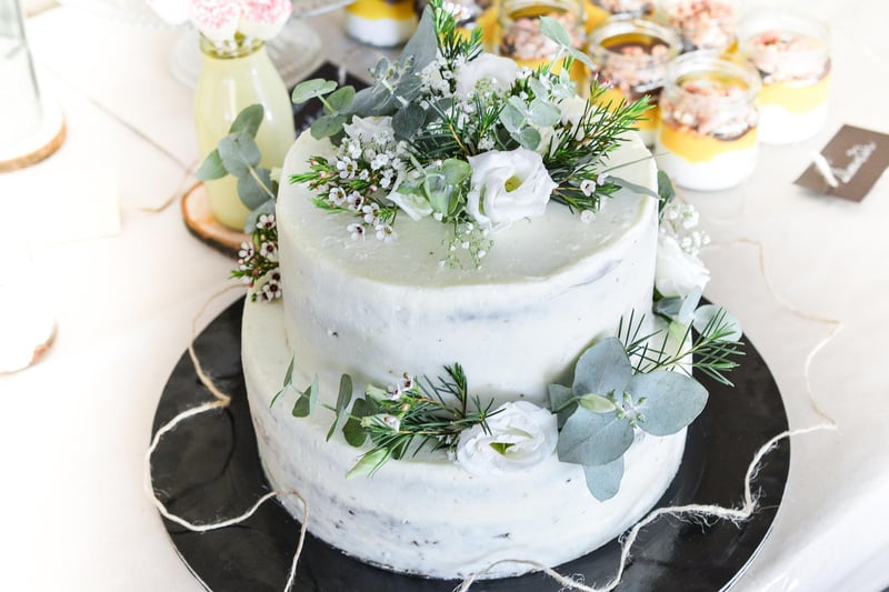 Floral Fantasy Wedding Cake